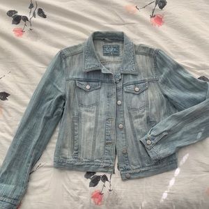 LOFT Cropped Denim Jacket